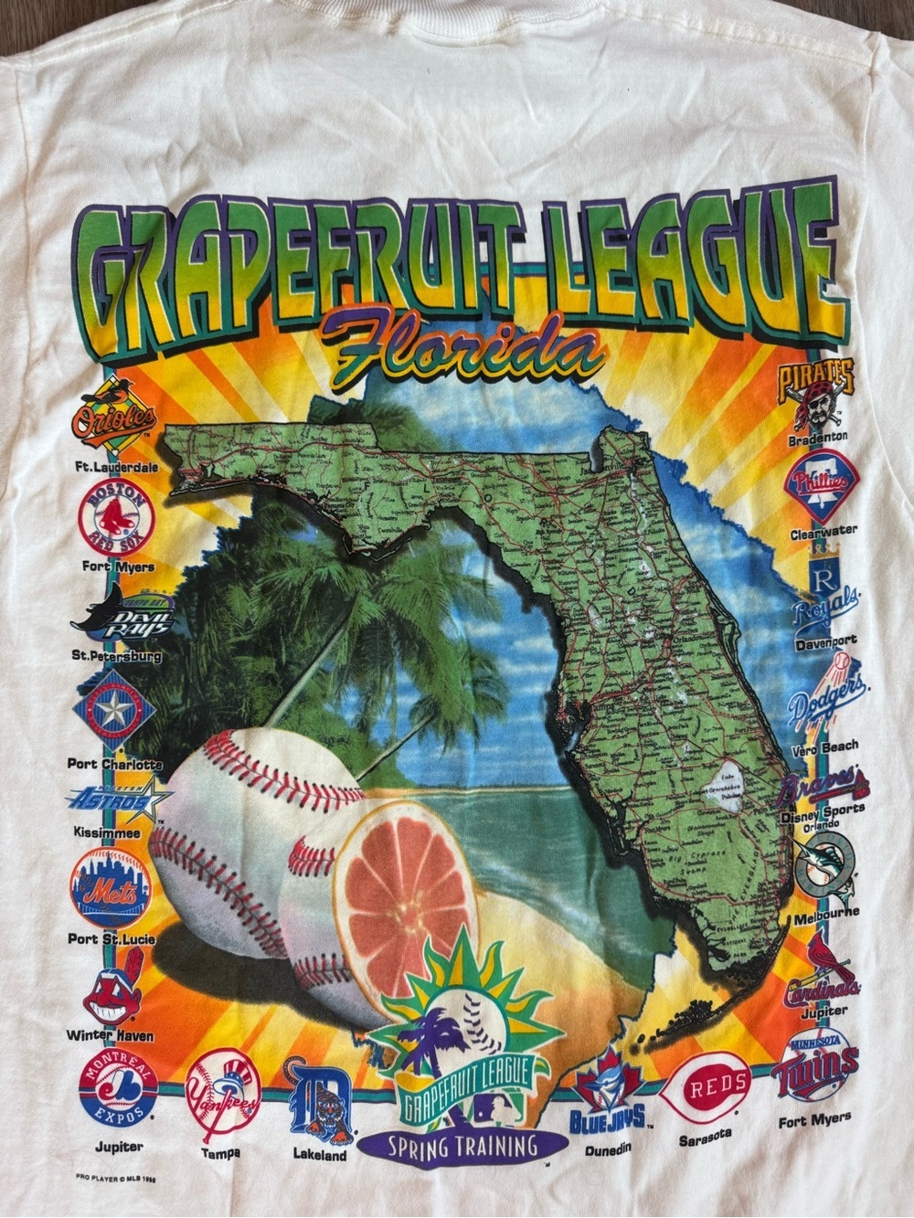 Vintage 1998 MLB Grapefruit League Spring Training T-Shirt - size Medium - Picture 4 of 4